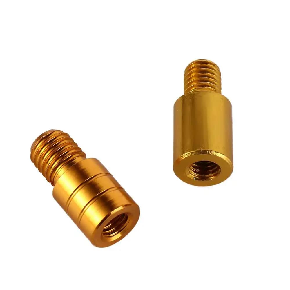 Adattatore Filettato da 8mm a 10mm in Lega di Alluminio per Rete da Pesca, Connettore per Canna da Pesca e Supporto per Canna