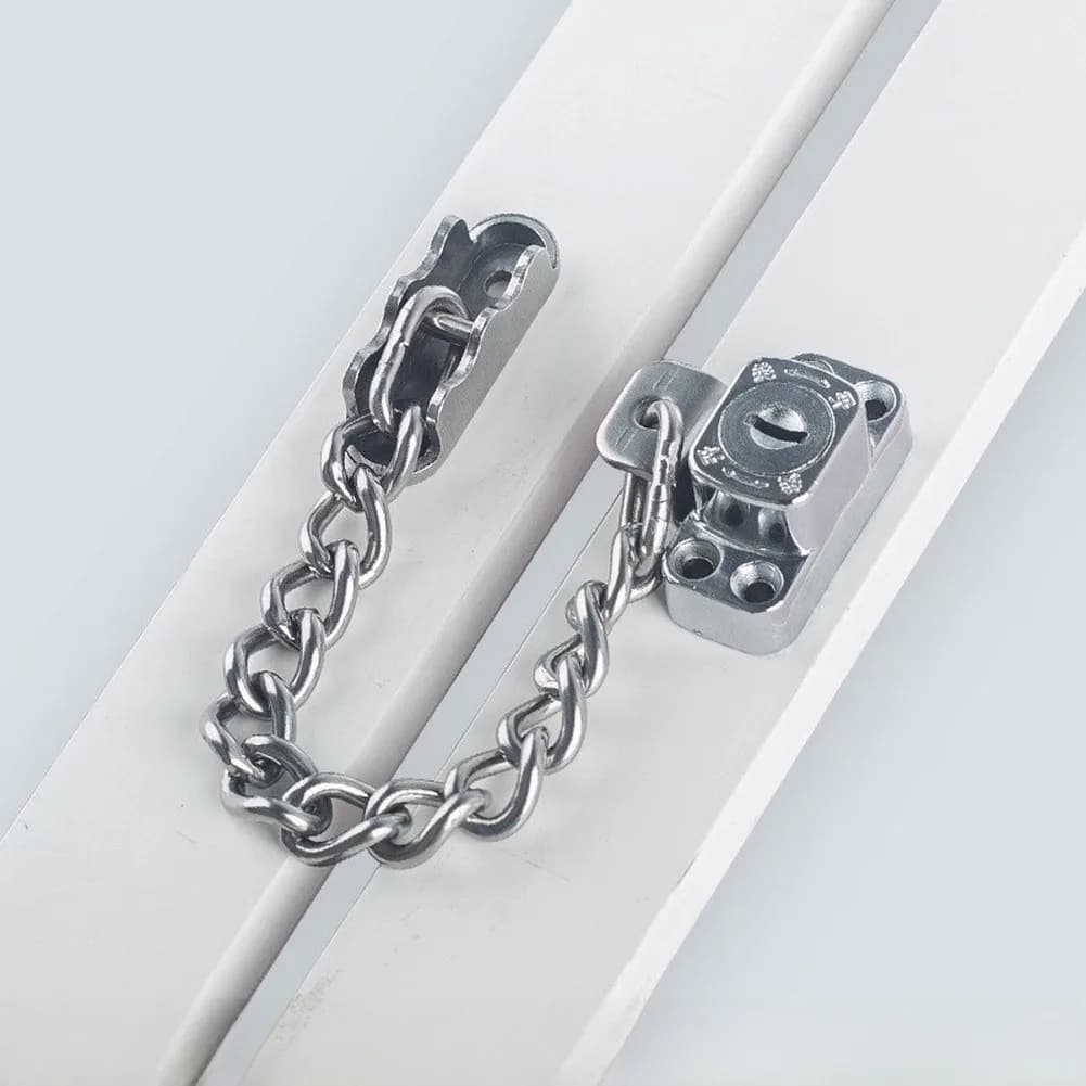 Security-Focused Chain Lock for Aluminum and PVC For Windows Built to Maintain Performance Through Regular Use