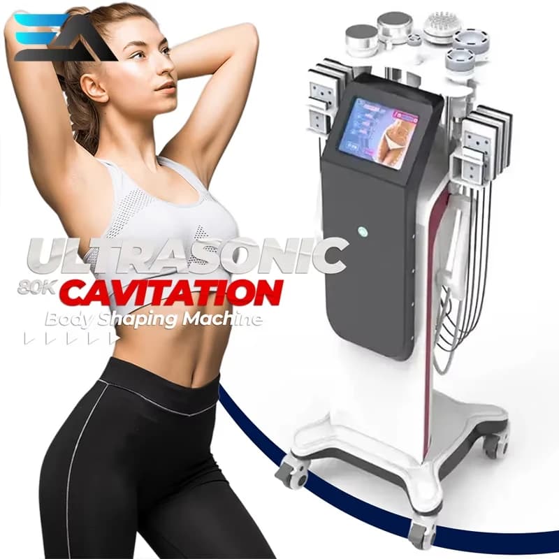 Factory Price 10-in-1 Quick Lipo RF Slimming Machine Body Slimming Skin Tightening Weight Loss Device for Beauty 80k/40k Cavi