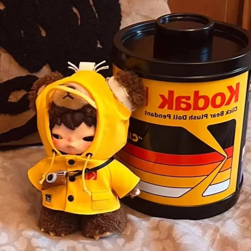 POP MART 100% Hirono Kodak Series Mystery Action Figure - Cute Blind Box Collectible Model Toy for Birthday Gift