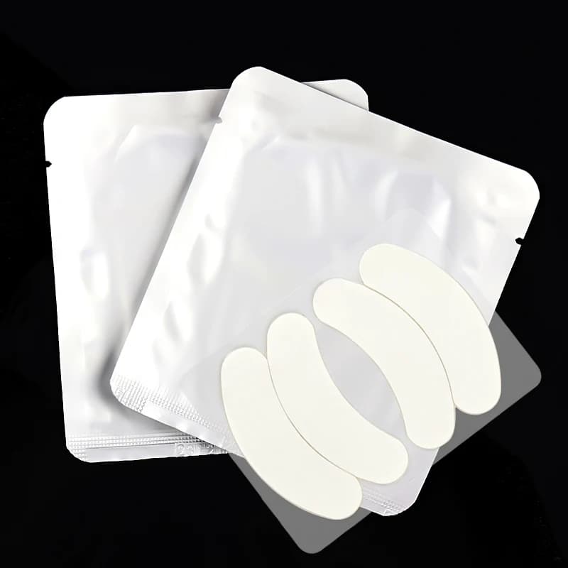 1 confezione di cuscinetti per occhi in silicone 3D patch per ciglia sotto adesivi per ciglia avvolge forniture per estensioni delle ciglia protegendo lo strumento di trucco di separazione