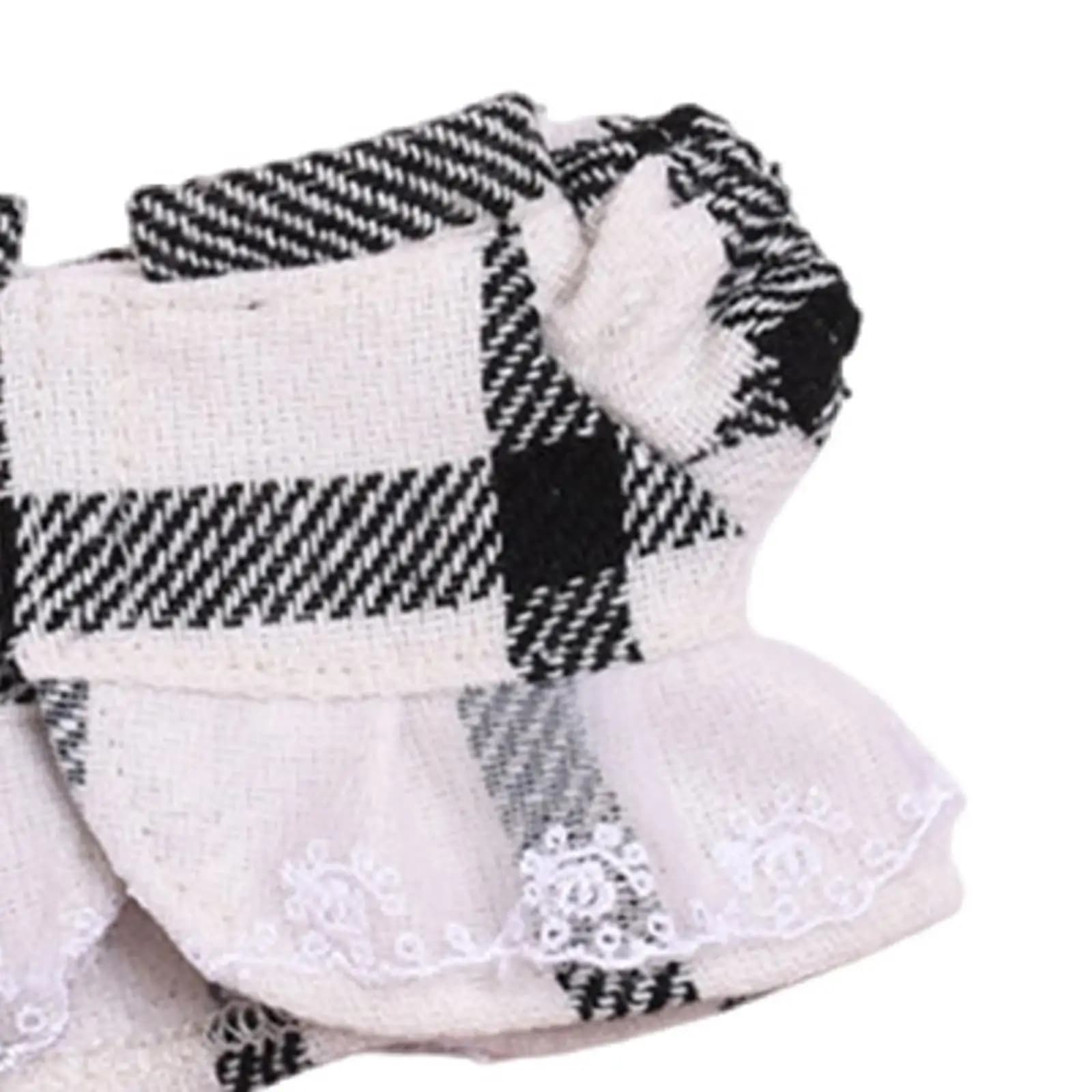 Abbigliamento per bambole: Top e gonna fai da te alla moda per bambine, accessori per foto, costumi educativi per travestimenti per bambole da 7,87 pollici