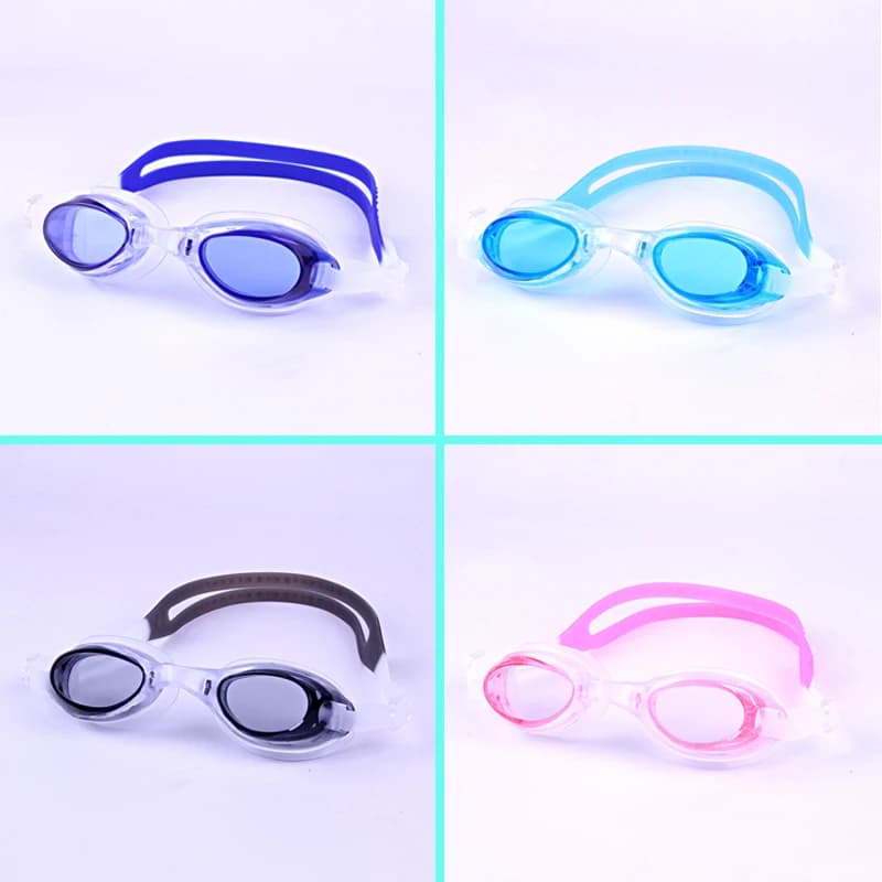 Professional swimwear with flat lenses, anti-fog, waterproof, high-definition, comfortable for men and women