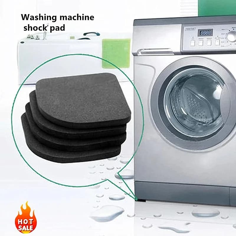 4/8 pz/set Nuova Lavatrice Anti Vibrazione Pad Antiurto Antiscivolo Piede Piedi Zerbino Tappetini antiscivolo Stand Frigorifero Strumenti Per La Casa
