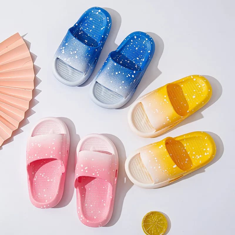 Nuove pantofole estive per bambini sfumate per ragazzi e ragazze sandali e pantofole per interni ed esterni arredamento per la casa