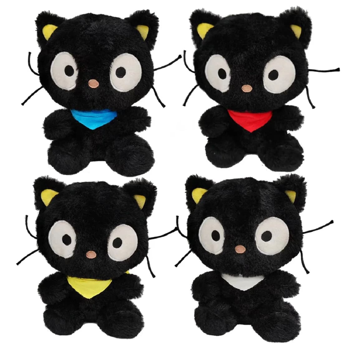 Simpatico cartone animato nero Chococat peluche gatto al cioccolato giocattoli di peluche animale farcito peluche bambola morbida carino mini giocattoli regalo di compleanno per bambini