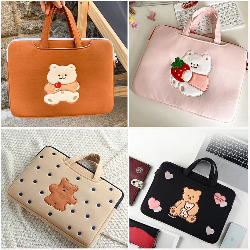 Custodia per borsa a mano per Laptop da donna carina 11 12 13.3 14 15.6 pollici per Ipad 12.9 Macbook Magicbook HP accessorio per borsa per Notebook