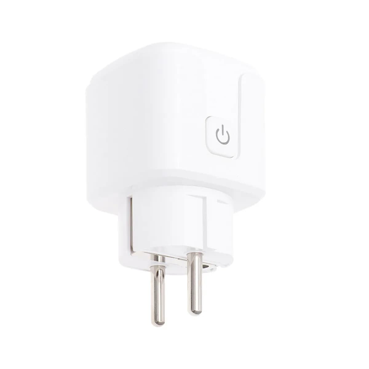 Presa Intelligente WiFi con Controllo Remoto tramite App, Funzione Timer, Spina EU, Bianca, per Monitoraggio Energetico e Domotica