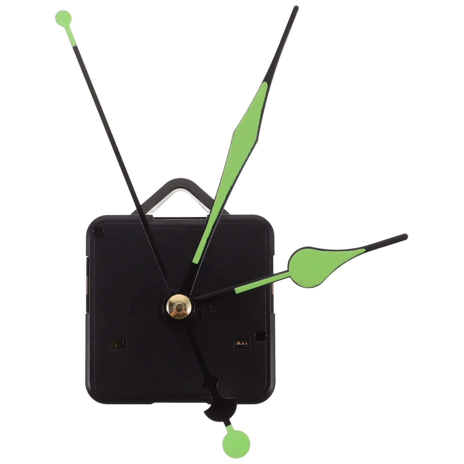 Set di Meccanismi per Orologi Fluorescenti a Batteria con Asta Lunga per Creazione di Orologi a Punto Croce e Orologi da Parete Fai-da-Te