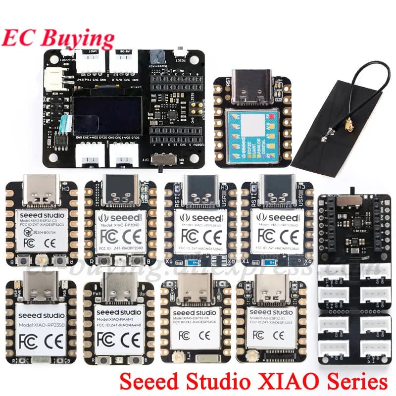 1Pc-10Pcs Seeed Studio XIAO ESP32C3 ESP32C6 ESP32S3 Sense nRF52840 RA4M1 RP2350 Seeeduino SAMD21G1 RP2040 Scheda di Espansione Grove