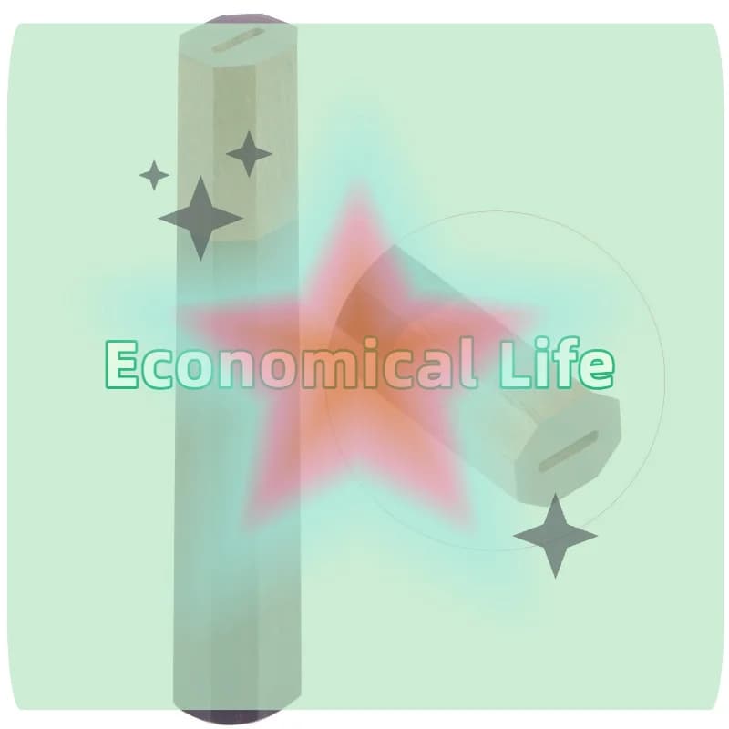 Manico per coltello da cucina fai da te, ecologico, in legno naturale, accessori per la creazione di coltelli, manico ottagonale