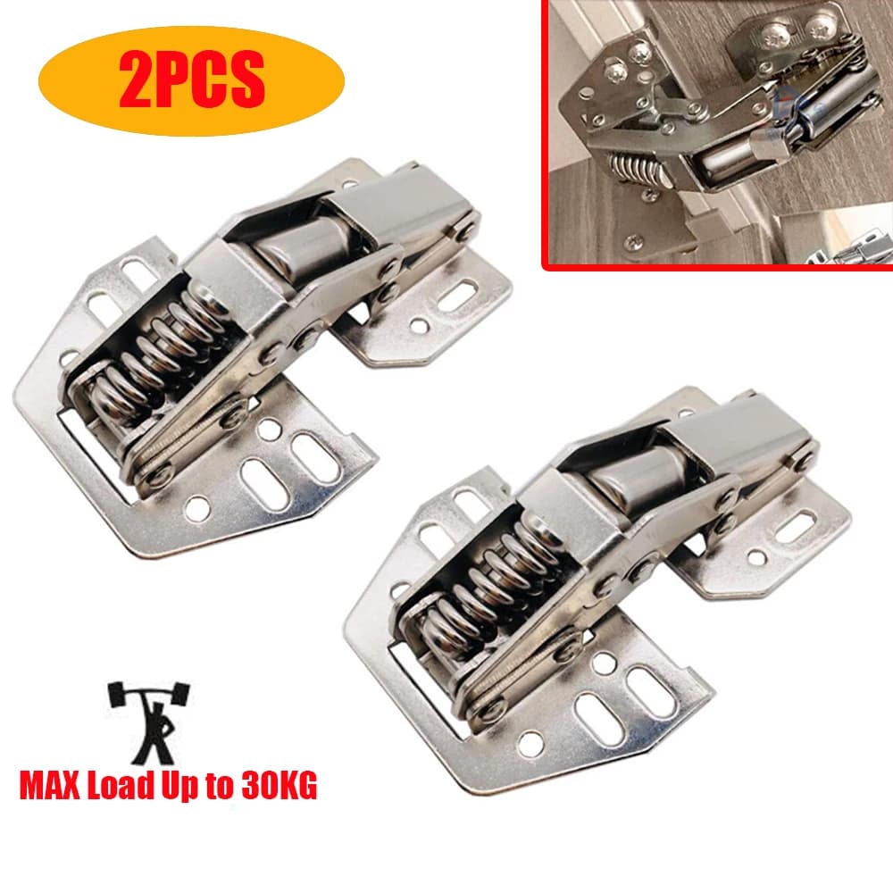 2 pz RV Overhead Swing Up Locker Armadio Porta Soggiorno Cerniere In Metallo Per Camper Caravan Camper Van RV Accessori