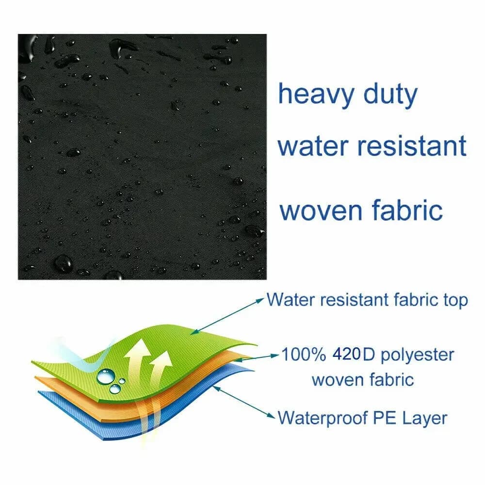 Waterproof Cover for Garden Swing, for 3 Posts Bench, Patio Replacement, Pillow Cover and Backrest for External Swing