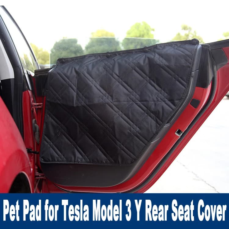 Pet Pad per Tesla Model 3 Y Coprisedile posteriore Cane Gatto Tappetino protettivo impermeabile da viaggio Accessori interni completamente coperti Model3