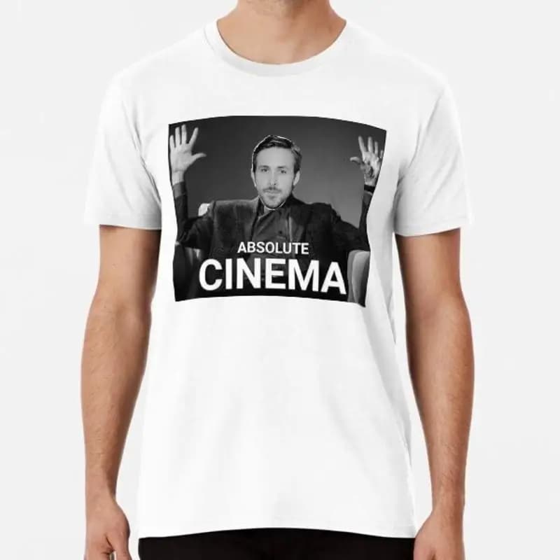 T-shirt Absolute Cinema ryan gosling prodotta negli Stati Uniti/Australia L-3XL