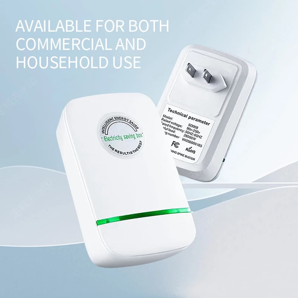 Pro Power Save Strom Energie Stromsparbox Smart Power Saver US auf EU-Steckeradapter 90V-250V WAZ Home FactoryOffice