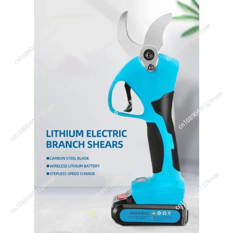 Cesoie elettriche da potatura, cesoie per rami, cesoie da giardino con batteria al litio, wireless, alberi da frutto 4 cm