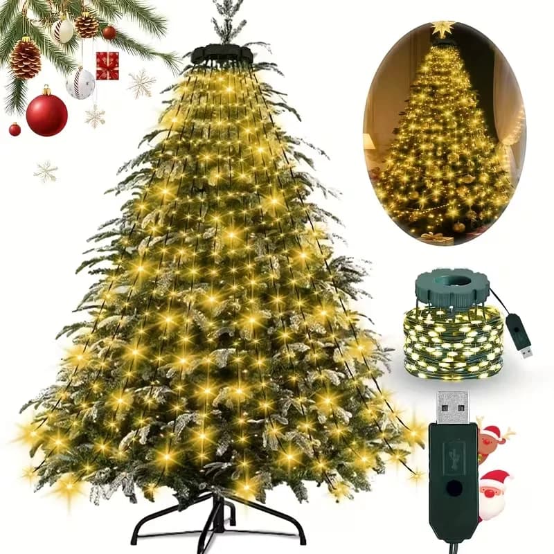 Christmas Tree Decoration light, USB powered mood light suitable for indoor and outdoor use, Christmas, and holiday decoration