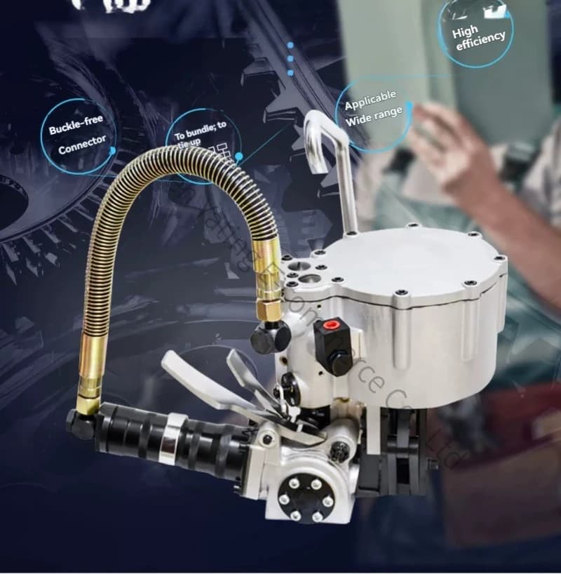 KZ32/25/19 Pneumatic Steel Belt Integrated Strapping Machine Combined Pneumatic Iron Belt Strapping Machine