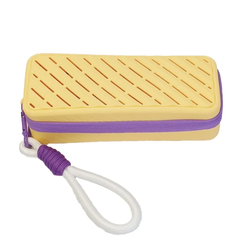 Large Capacity Silicone Swim Goggle Case Breathable Waterproof Eyeglasses Storage Bag Perforated Soft