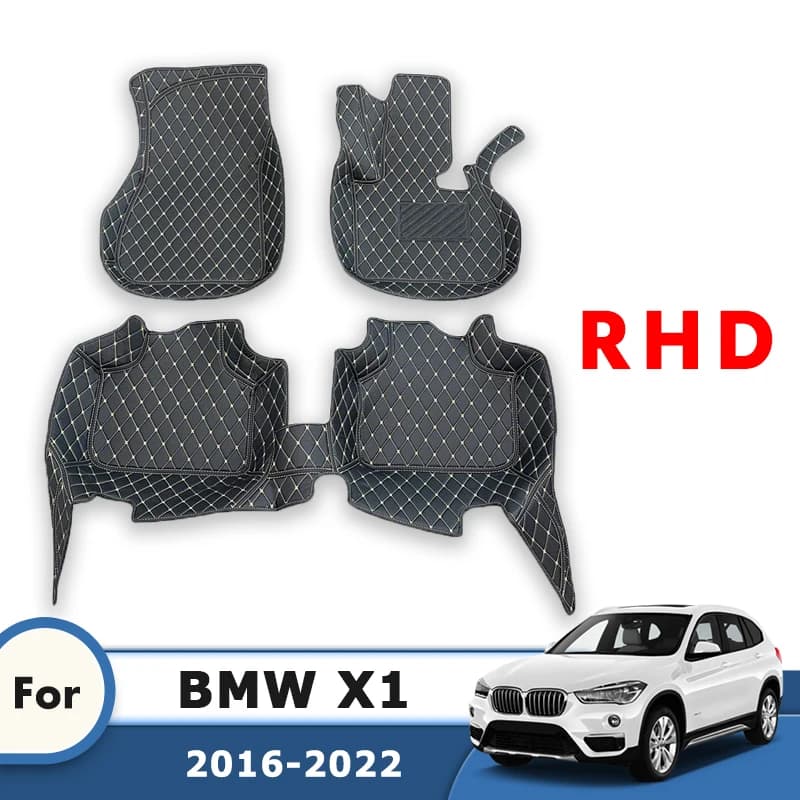 RHD Carpets For BMW X1 2022 2021 2020 2019 2018 2017 2016 Carpets Custom Car Carpets Interior Accessories Products