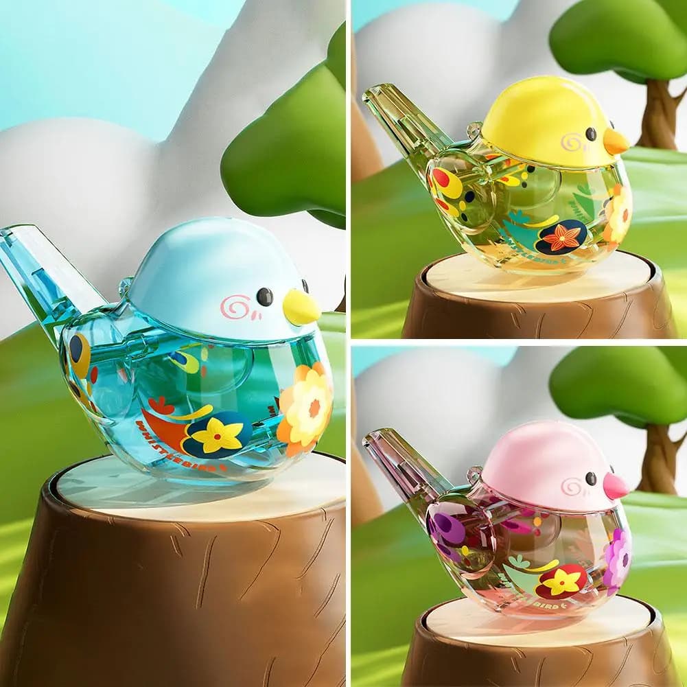 1/3PCS Bird Water Whistle ABS Material Colorful Bird Water Whistle Pipe Bird Pipe Funny Toy For Kids Birthdays Gifts Accessories