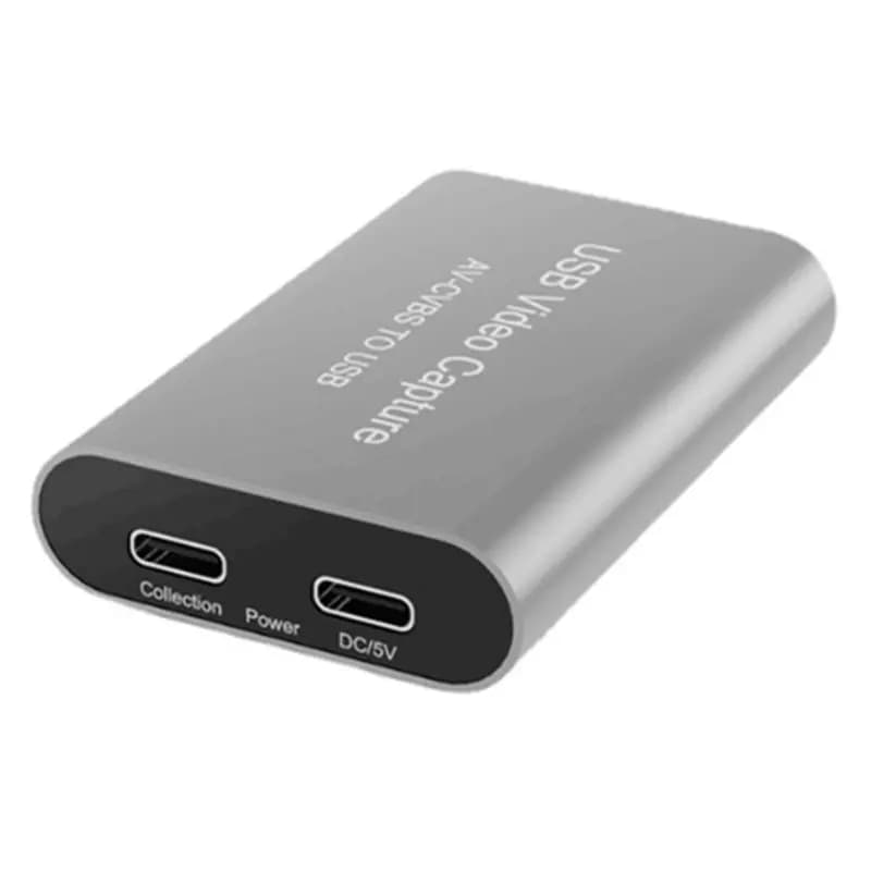B27B USB For VHS To DVD Video Capture Card Audio Video Capture Adapter For Windows 11/10 Easy To Cap Use