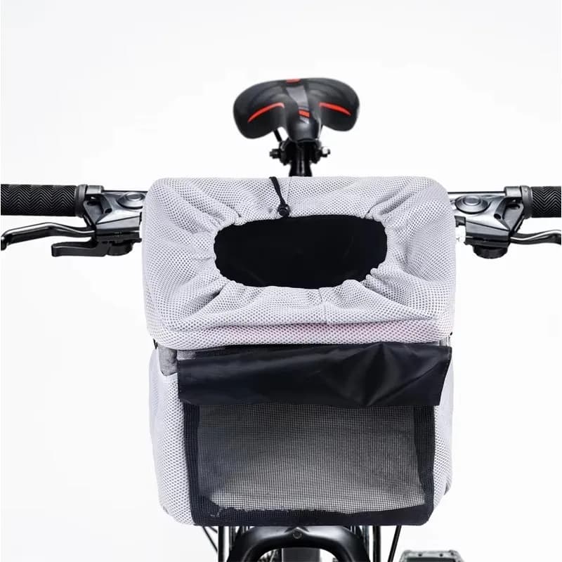 Luxury Fashion Foldable Oxford Pet Dog & Cat Bicycle Carrier Backpack Front Basket Portable Outdoor Pet Bag