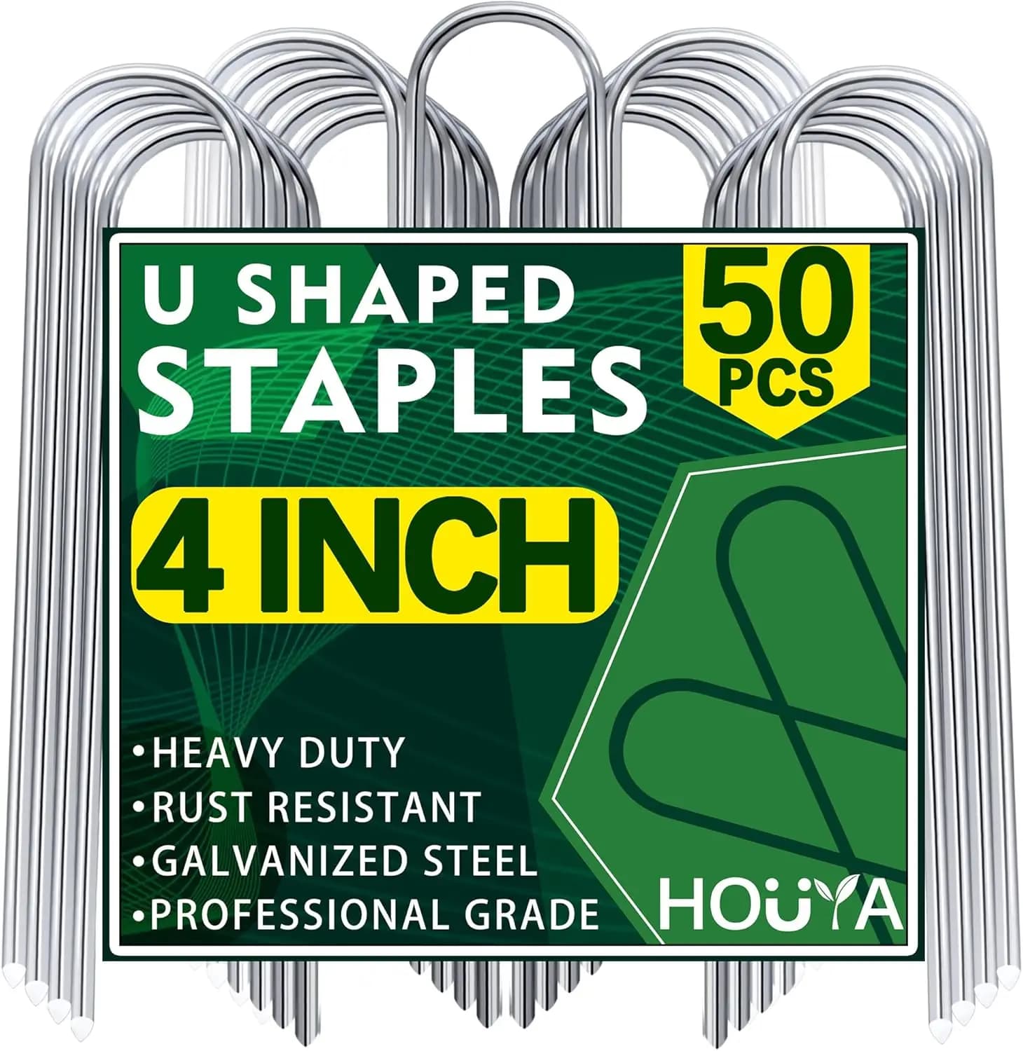 Pack of 50 U Zincati Spools for Garment, Absorbent Pipes and Garden Fabric