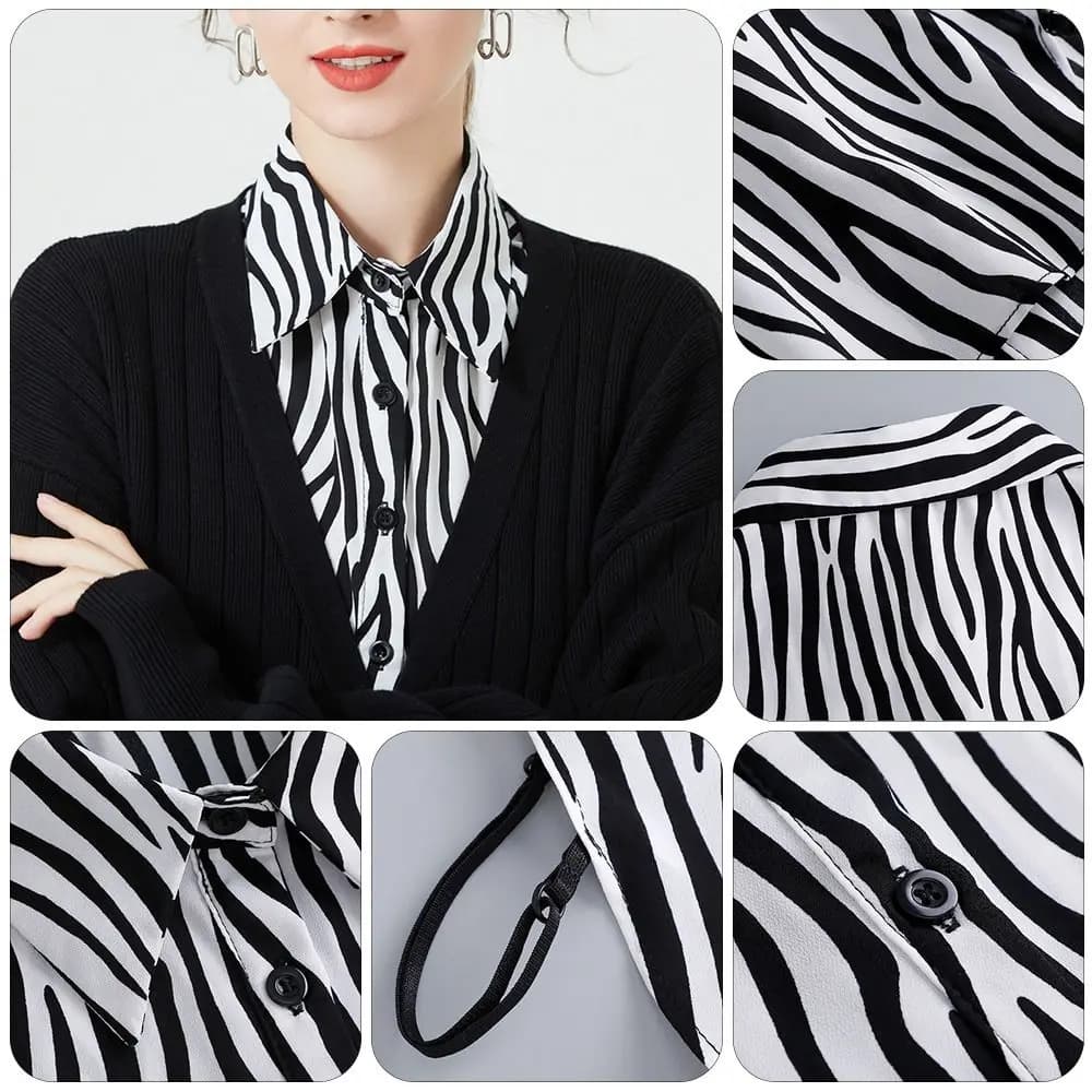 Vintage Classic Detachable Lapel Clothes Accessories Blouse False Collar Shirt Fake Collar Clothes Accessories