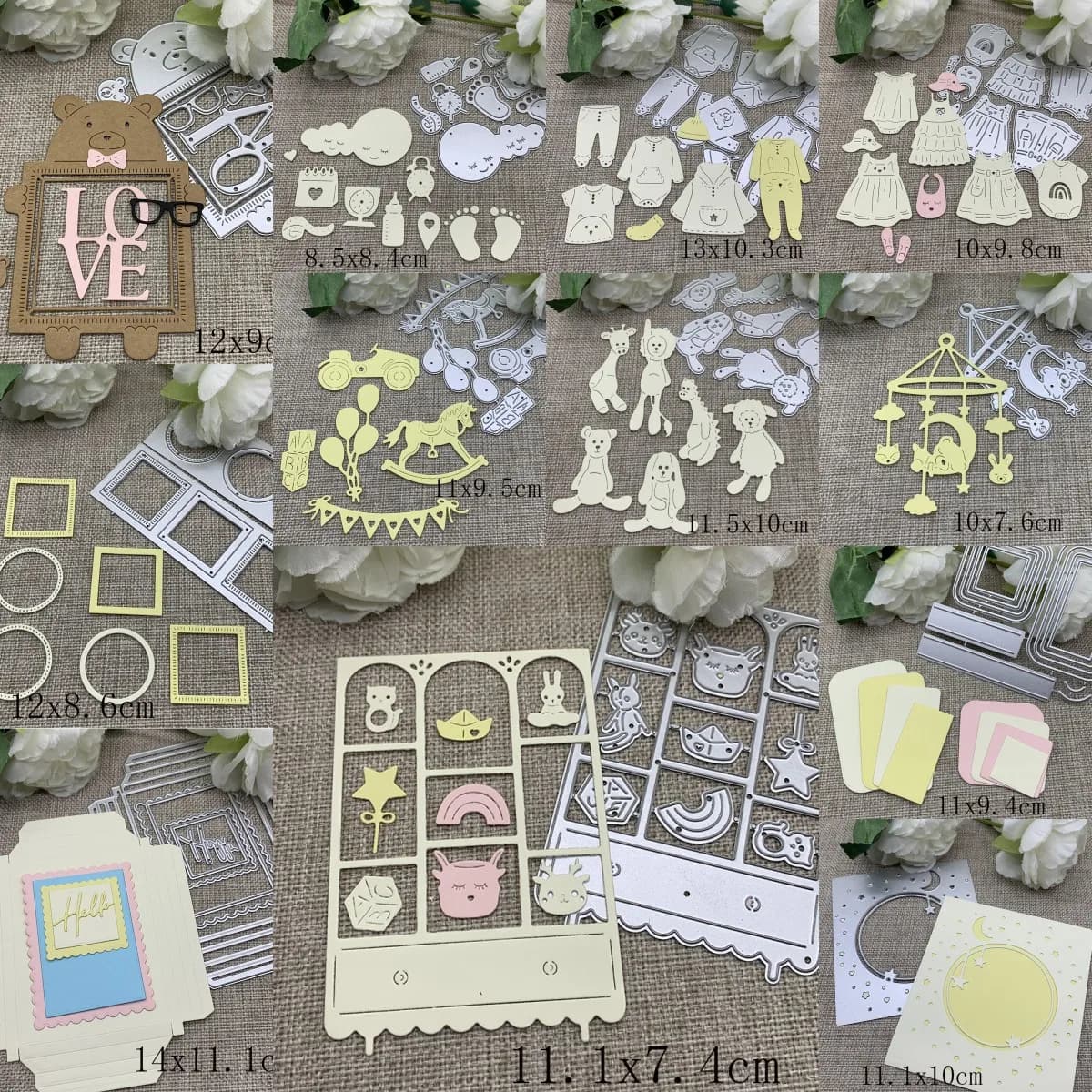 New Baby series decoration Metal Cutting Dies Stencils Die Cut for DIY Scrapbooking Album Paper Card Embossing