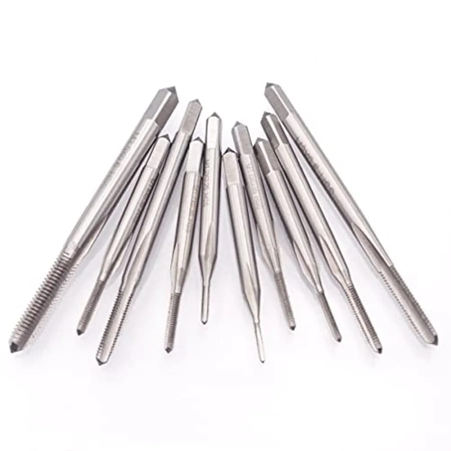Set di punte per maschiatura metriche Micro Tap Drill Bit M1 M1.2 M1.4 M1.6 M1.7 M1.8 M2 M2.5 M3 M3.5 Mini Utensile per Maschiatura