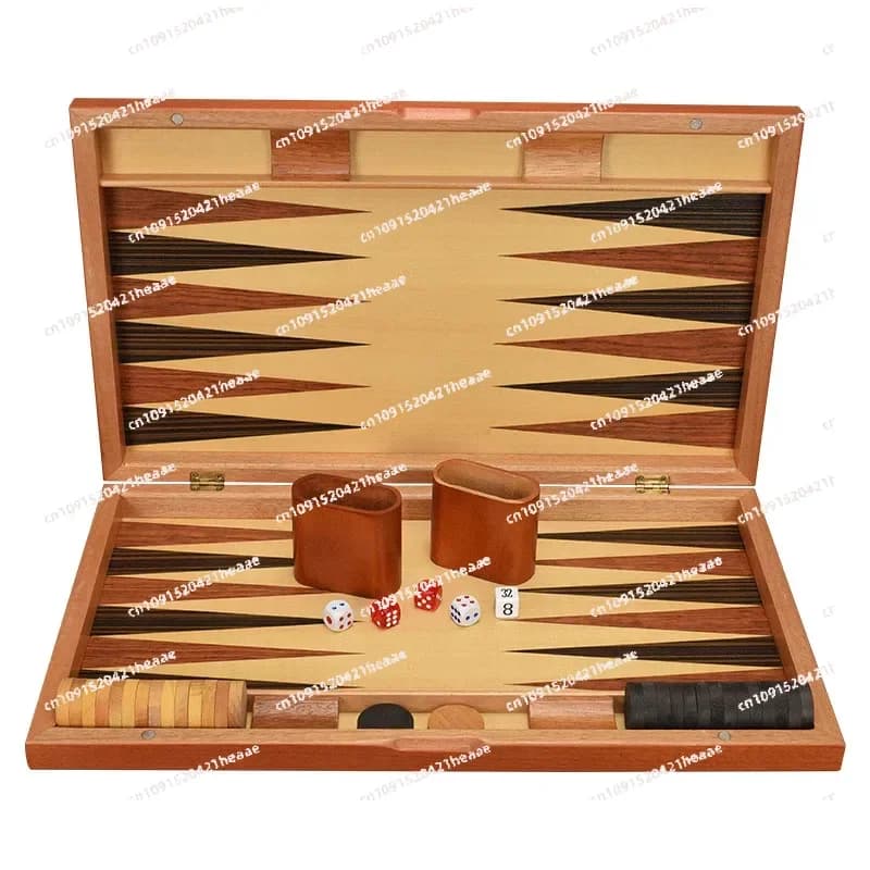 Adatto per set da backgammon da 11 pollici Gioco da tavolo in legno per l'intrattenimento sul tavolo