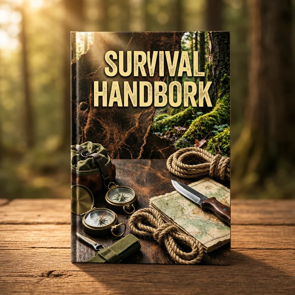 Quaderno Guida Sopravvivenza Outdoor, Campeggio Selvaggio, Bushcraft, Pianificatore Preparazione Emergenze, Diario Tattico