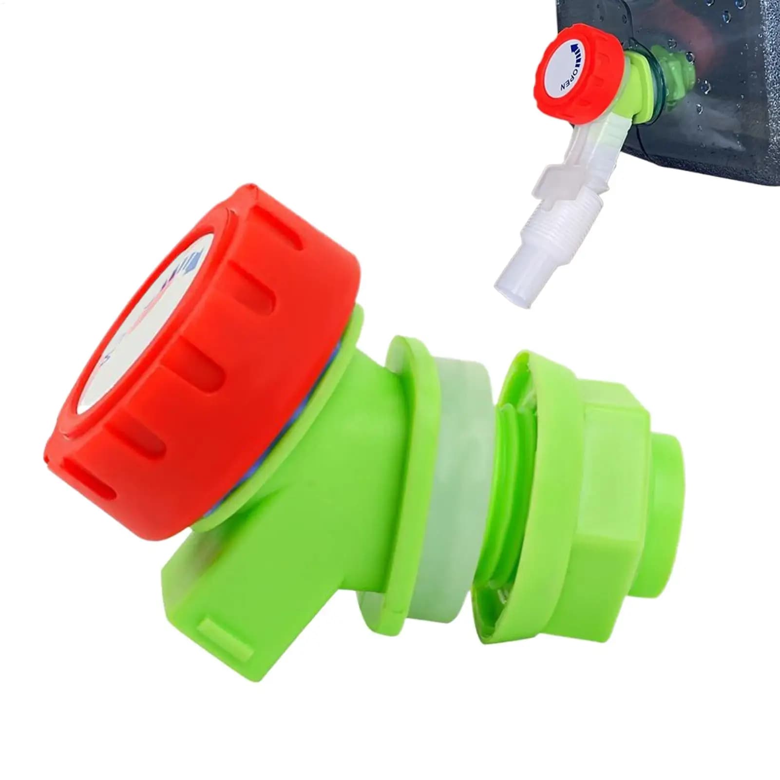 Rubinetto per secchio dell'acqua, rubinetto per contenitore d'acqua, rubinetto per barile, connessione filettata per tubo, ricambio per rubinetto per barile d'acqua