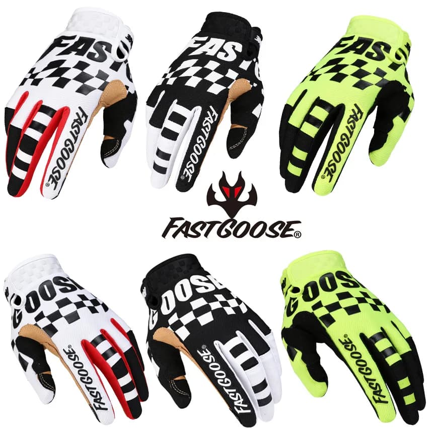FASTGOOSE Guanti da ciclismo sportivi per bici, guanti da motocross per uomo e donna, guanti da ciclismo con touchscreen, guanti da guida su strada, BMX, MTB, guanti sportivi