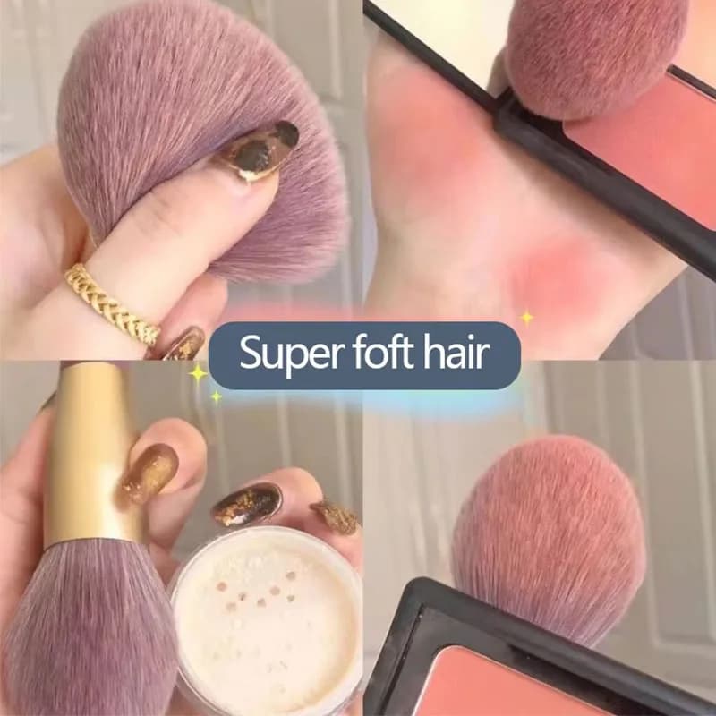 Set di pennelli per trucco da 9 pezzi Kit da viaggio Pennello per correttore per fondotinta morbido Contouring Powder Blending Make up Accessori