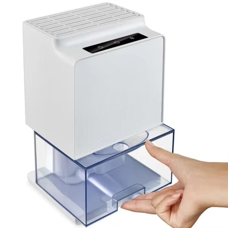 Deumidificatore d'aria intelligente a basso rumore con un solo pulsante, deumidificatore d'aria domestico