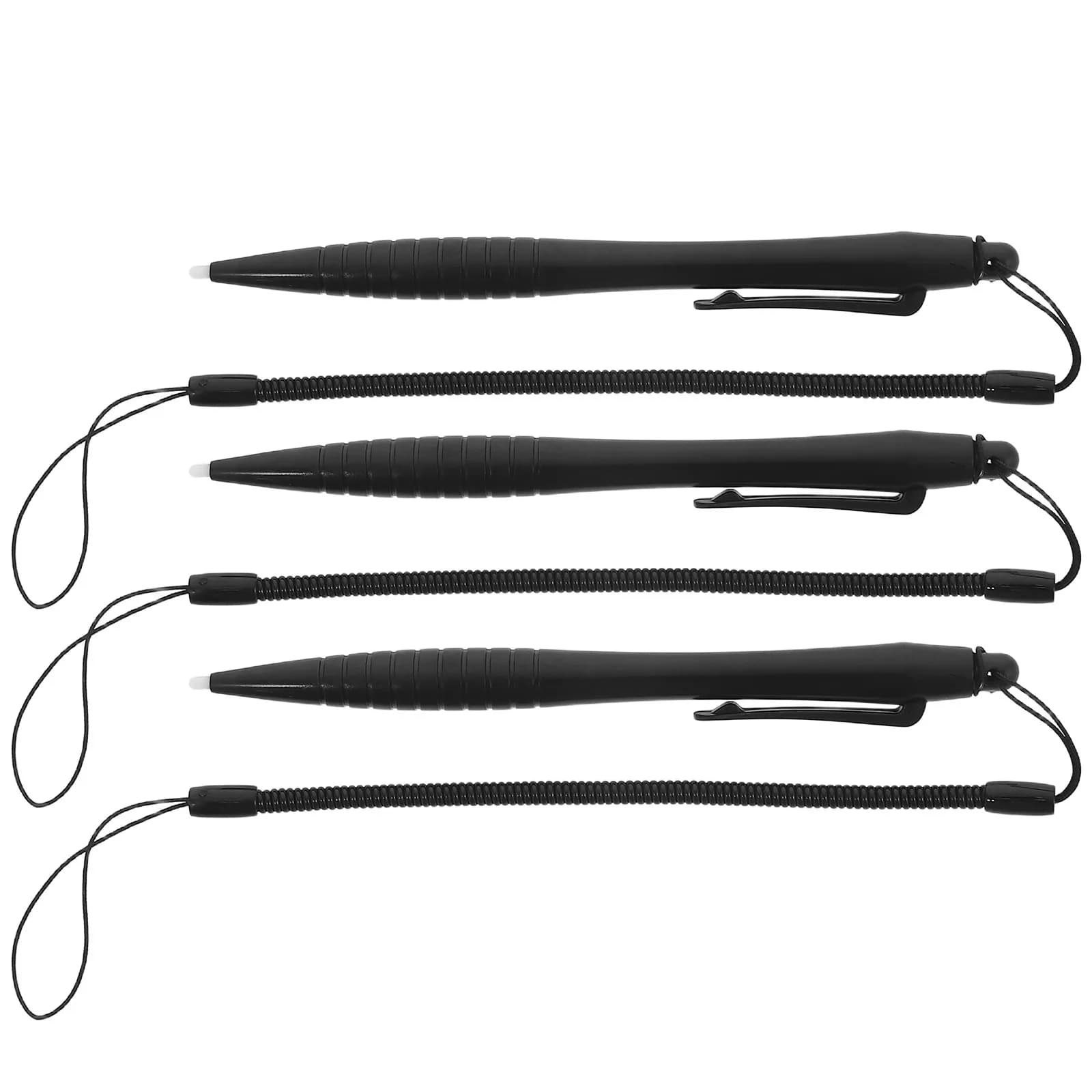 3 penne stilo resistenti al tocco resistivo, con cordino anti-smarrimento, penne di precisione per cellulare, tablet, laptop, disegno e scrittura