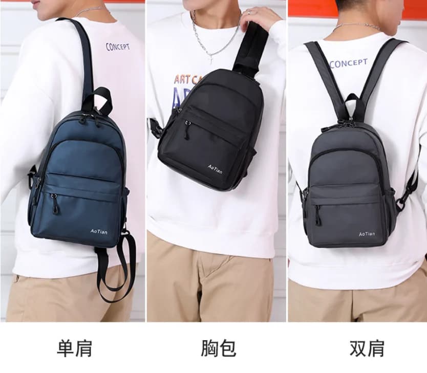 Men's Messenger Bag Waist Bags man High Quality Shoulder bag male Handbags Ipad Short Trip Crossbody bags boys Oxford Chest Pack