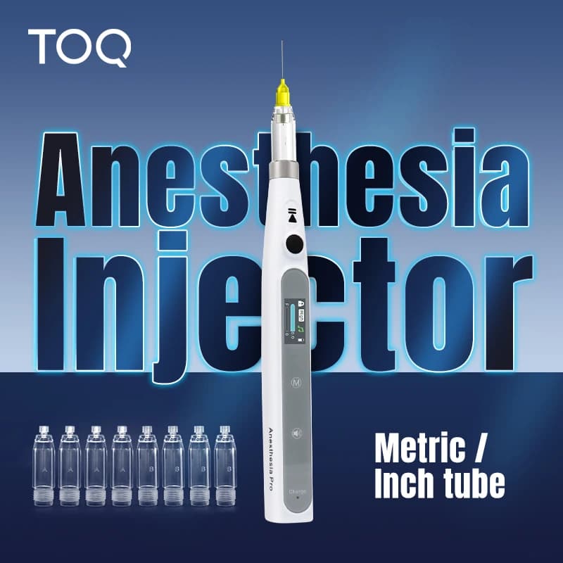 Iniettore per anestesia orale Anestesia locale wireless indolore portatile con display LCD azionabile Carica e aspirazione indietro