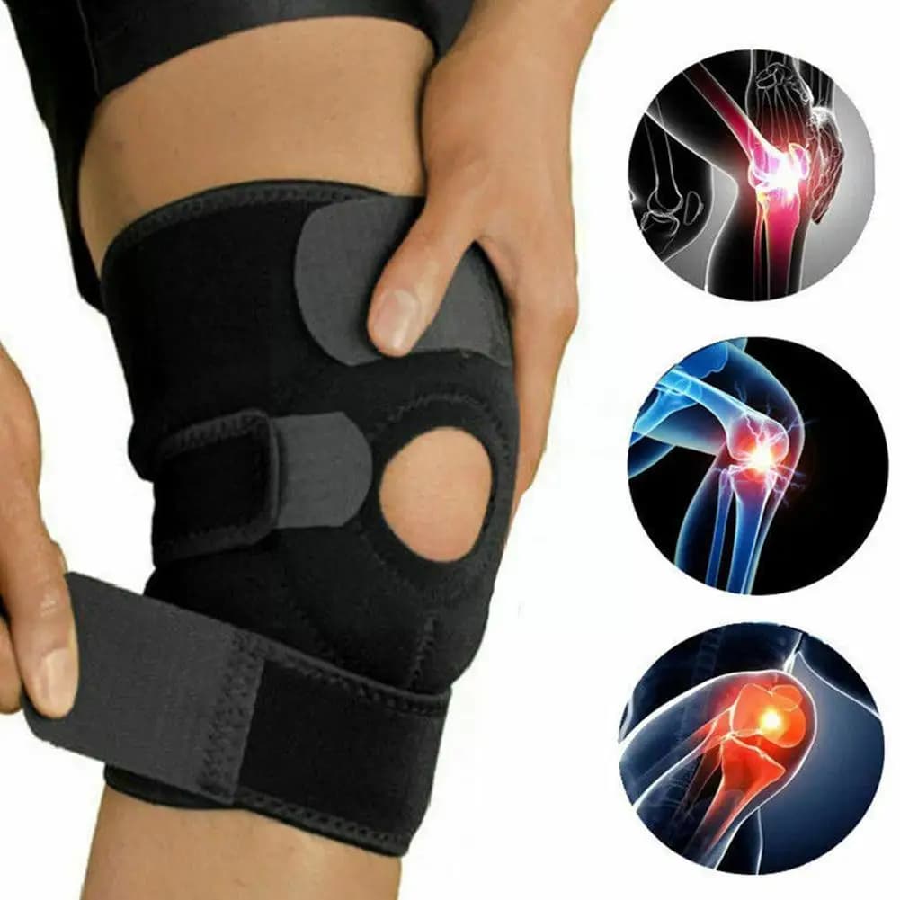 Supporto per ginocchio per gamba sportiva tutore per avvolgere protezione per ginocchiera a compressione per gambe ginocchiera sicurezza sportiva Fitness ciclismo Pad corsa escursionismo
