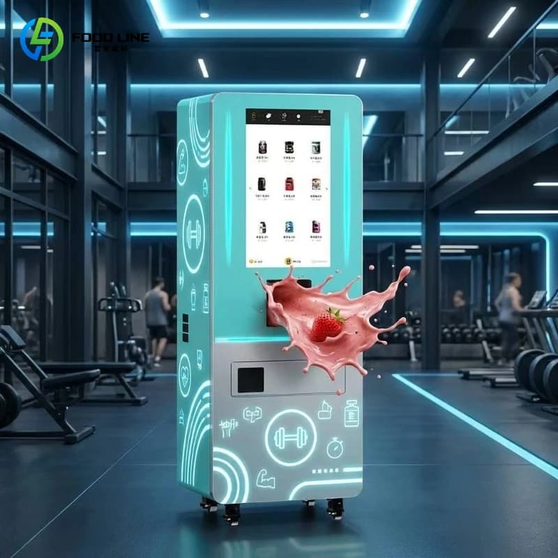Customized Intelligent Protein Shake Vending Machine with Instant Mixing Technology and Precise Powder Dispensing for Hotel Gyms