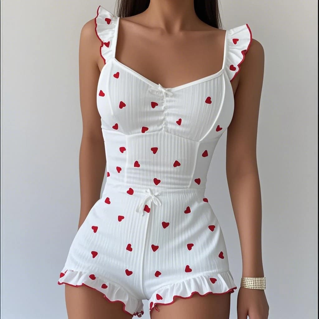 2025 nuove donne pigiama set fiocco piccole cinghie manica mosca top corto e pantaloncini in vita elastica 2 pezzi indumenti da notte femminili indumenti da letto estivi