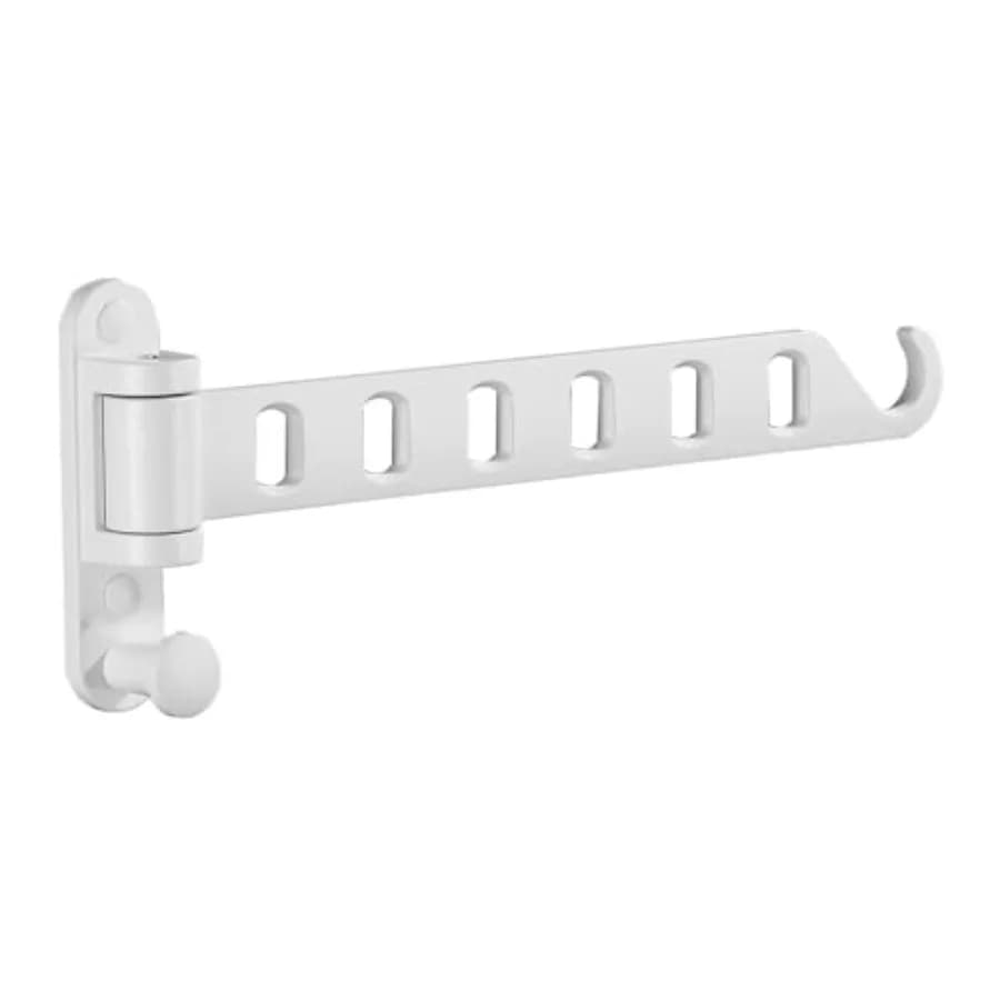 Wall Mounted Drying Rack, Foldable Clothes Hanger Rack for Laundry Room, Space Saving Wall Mount Clothes Rack, Aluminum Coat Ha