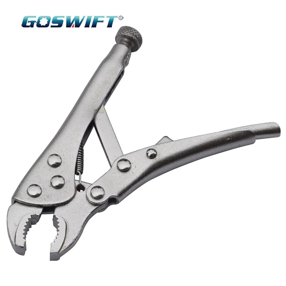 GOSWIFT 4 pollici. Pinza di bloccaggio a mascella curva Mini pinza di bloccaggio