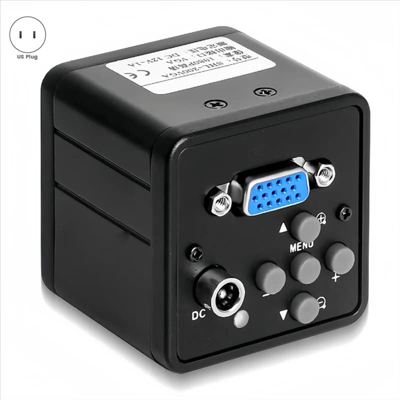 B04C-HD1080P VGA Videomicroscopio industriale Industria C Mount Camera per telefono Tablet PC PCB Osservare la riparazione della saldatura