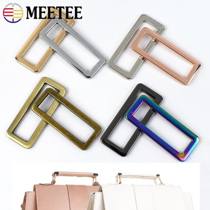 10/20 Pezzi Anelli in Metallo da 20-50mm per Cinghie Borse, Fibbie per Portachiavi, Collari per Animali Domestici, Ganci, Chiusure per Cinghie Borse, Accessori Fai da Te