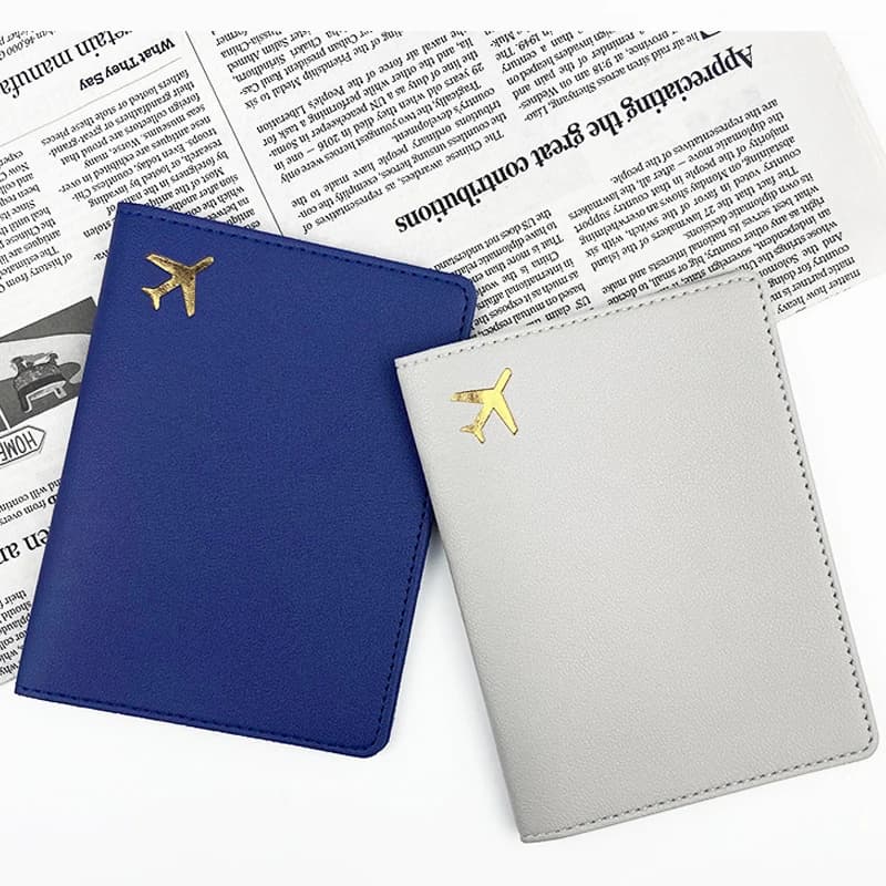 Porta Passaporto Essenziale da Viaggio, Portadocumenti Multifunzionale, Portafoglio, Porta Libretto di Passaporto, Unisex