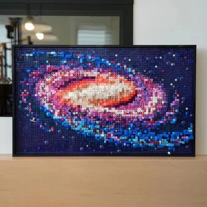 Blocchi di Costruzione Pixel Painting 2026, Modelli Galassia da Assemblare, Giocattoli per Ragazzi e Bambini, Regali di Natale e Compleanno